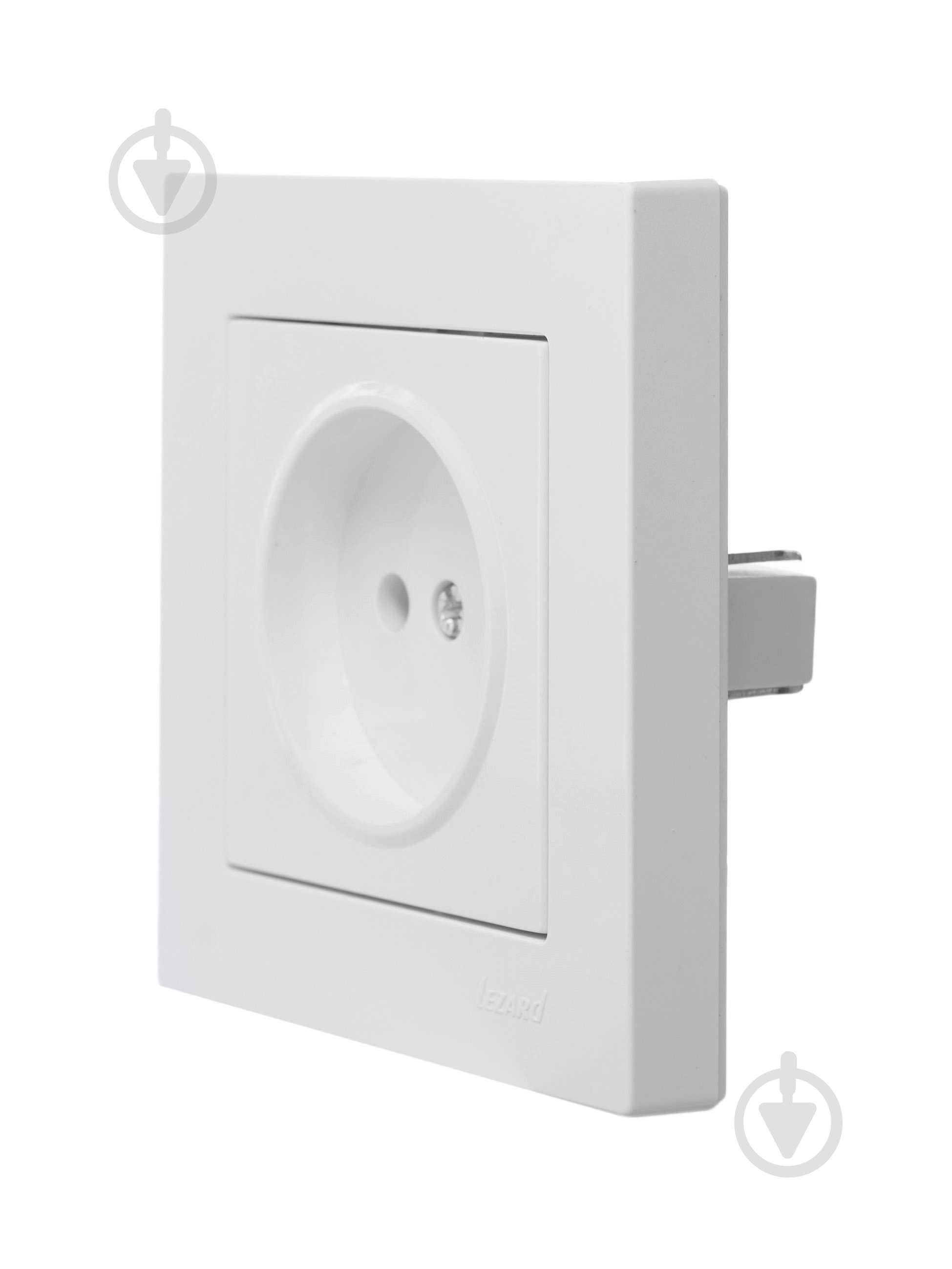 Розетка бытовая без заземления Lezard Vesna IP20 белый 742-0288-121B - фото 8