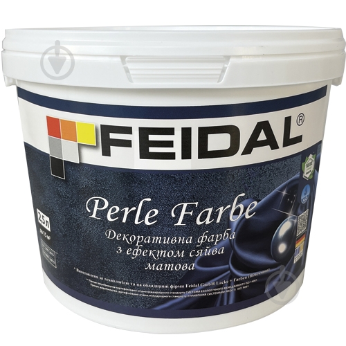 Декоративне покриття Feidal Perle Farbe матовий безбарвний 2,5 л - фото 1