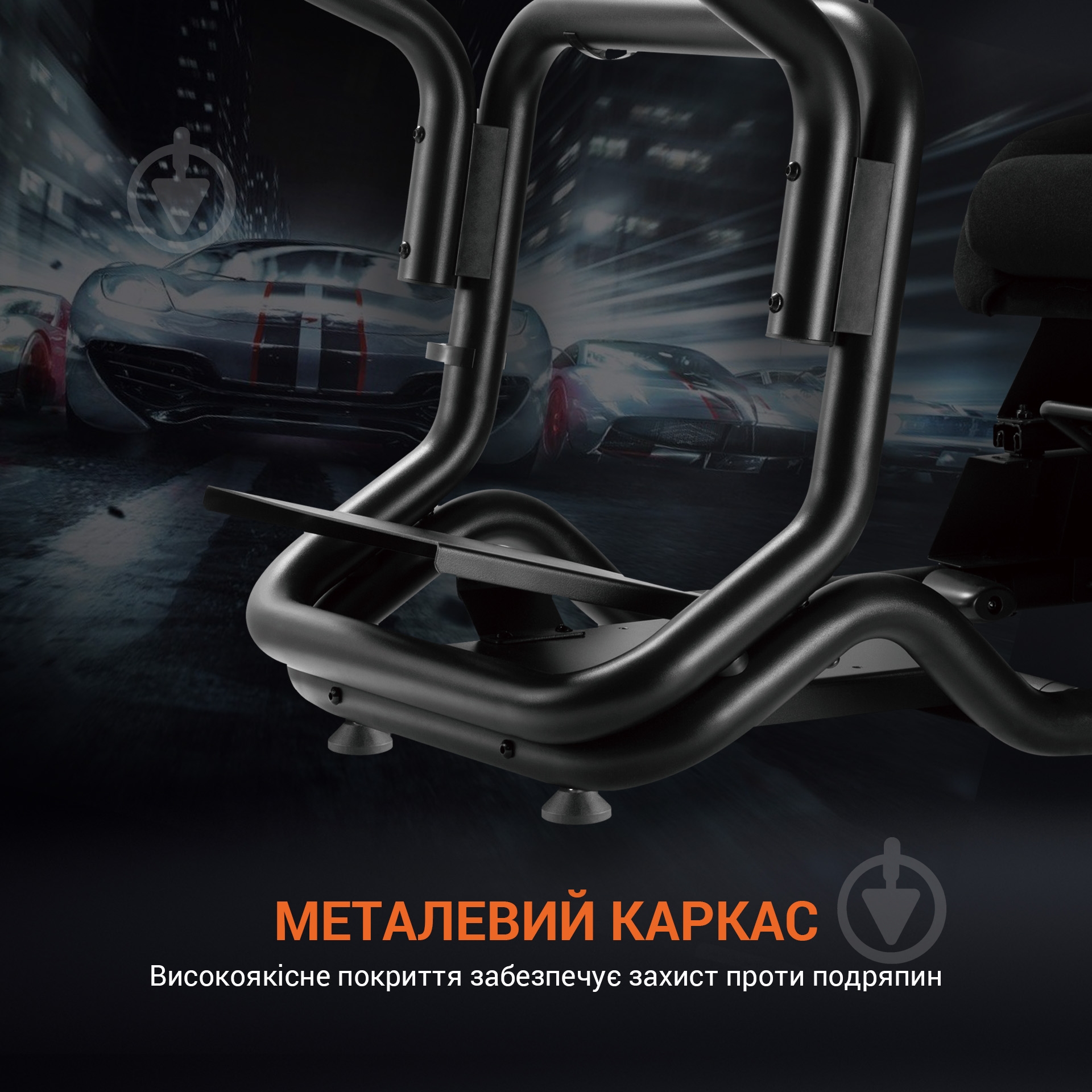 Кресло игровое GamePro кокпит RS167 черный - фото 12