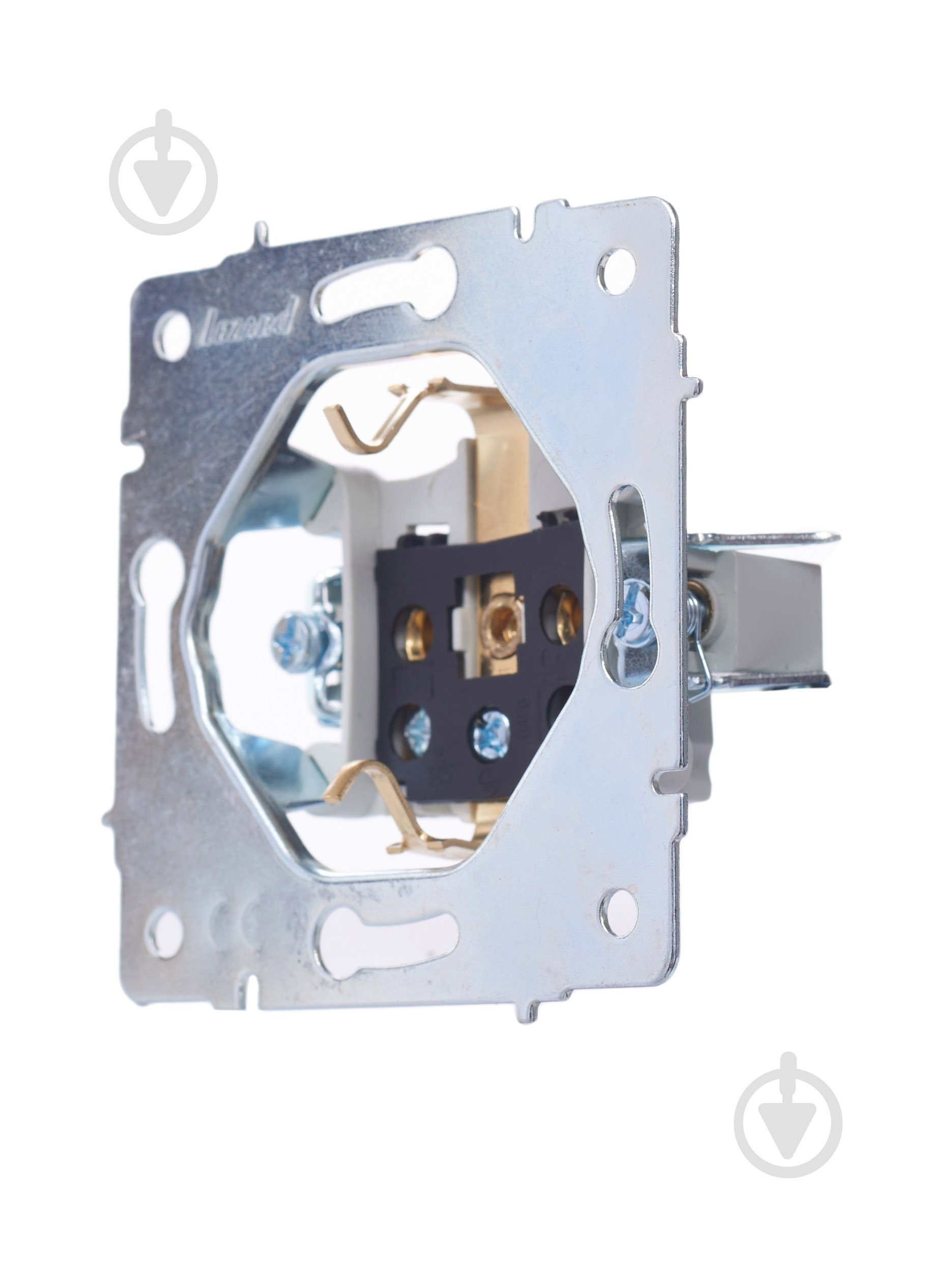 Розетка побутова із заземленням Lezard Vesna IP20 білий 742-0288-122B - фото 5