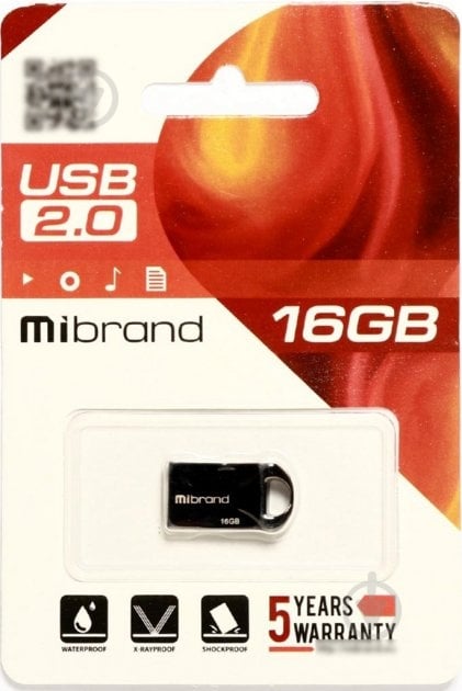 Флеш-память USB Hawk Black 16 ГБ USB 2.0 (MI2.0/HA16M1B) - фото 2