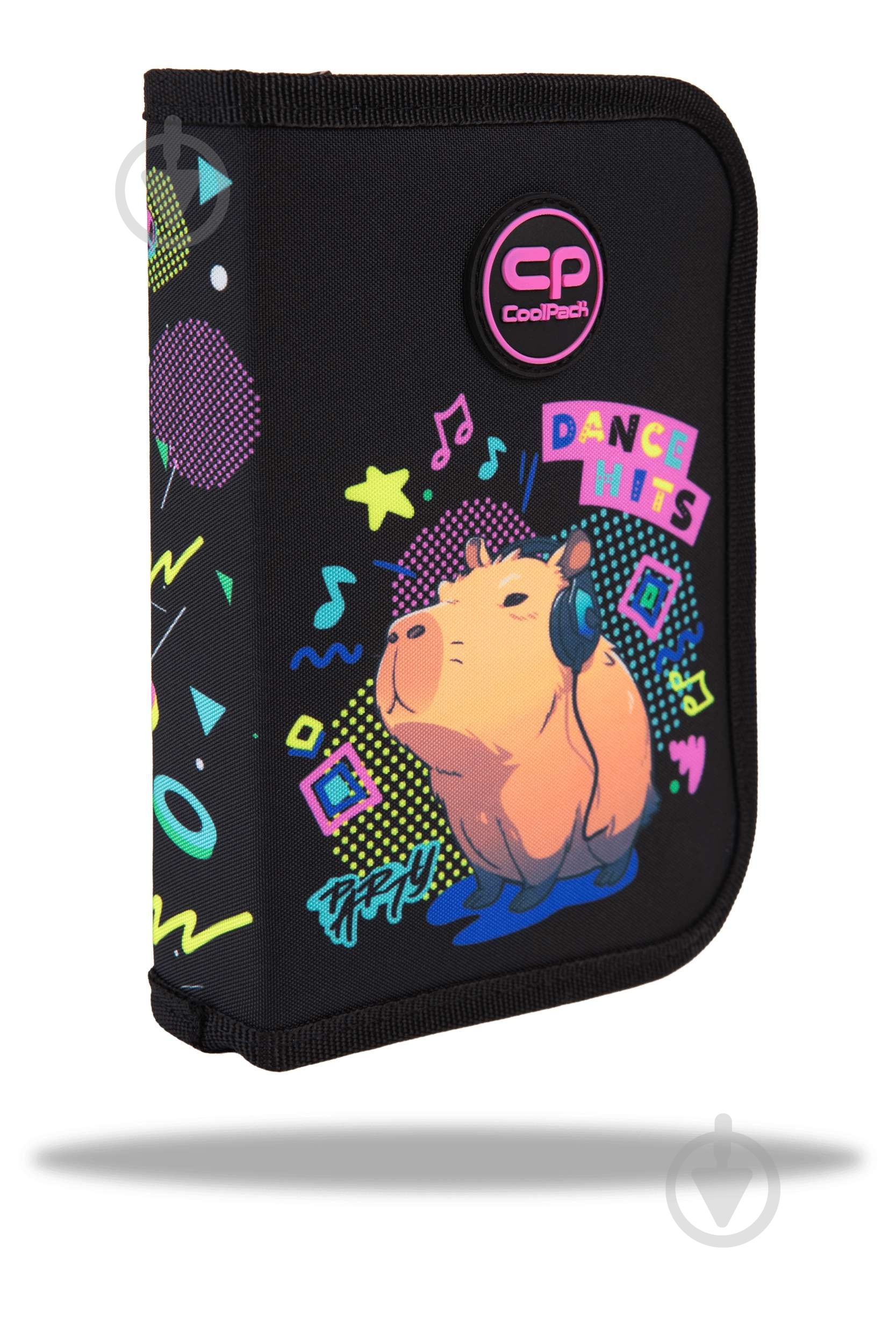 Пенал Clipper Capybara Music CoolPack с принтом - фото 1