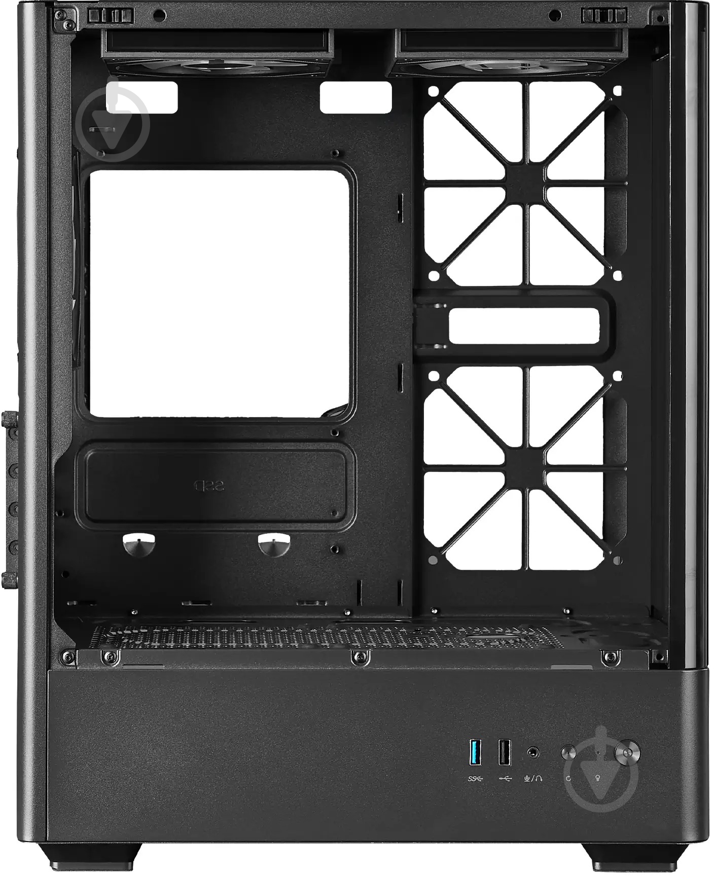 Корпус PrologiX Lumi GM-01MAB Mesh Black - фото 2