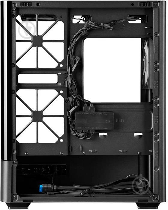 Корпус PrologiX Lumi GM-01AB Glass Black - фото 7