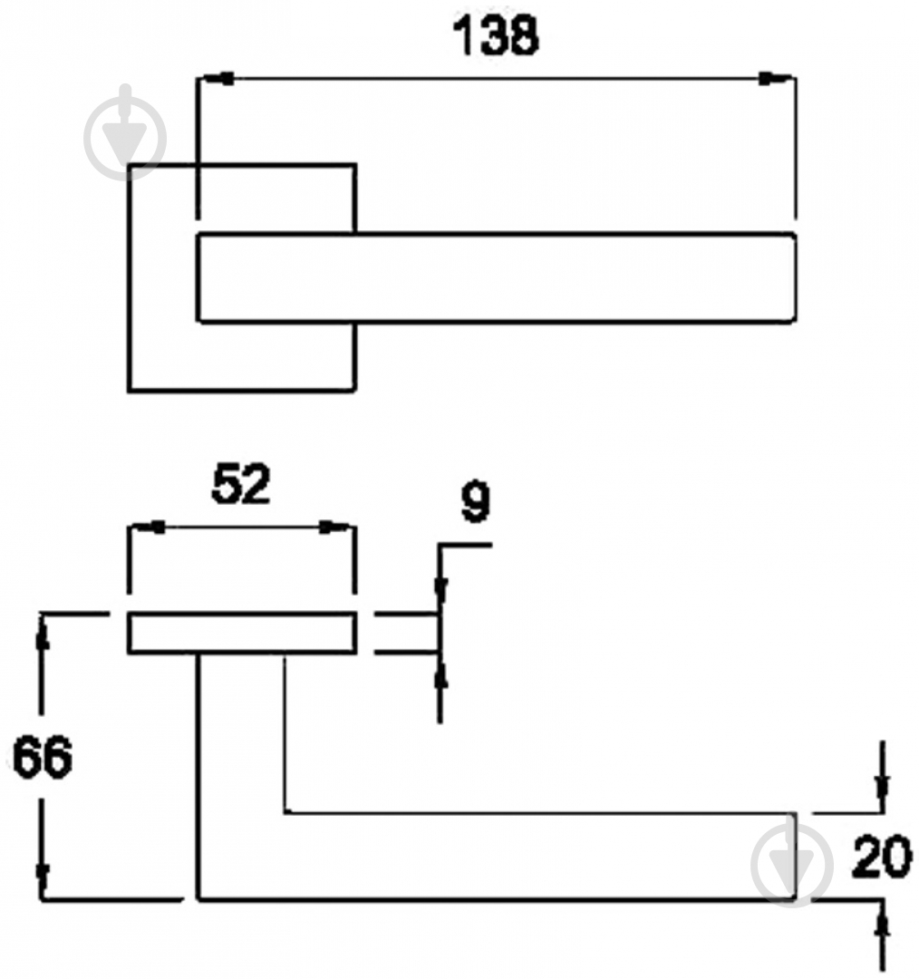 Ручка на розетке Firenze KUBUS нержавеющая сталь - фото 2 Ручка на розетке Firenze KUBUS нержавеющая сталь - фото 2