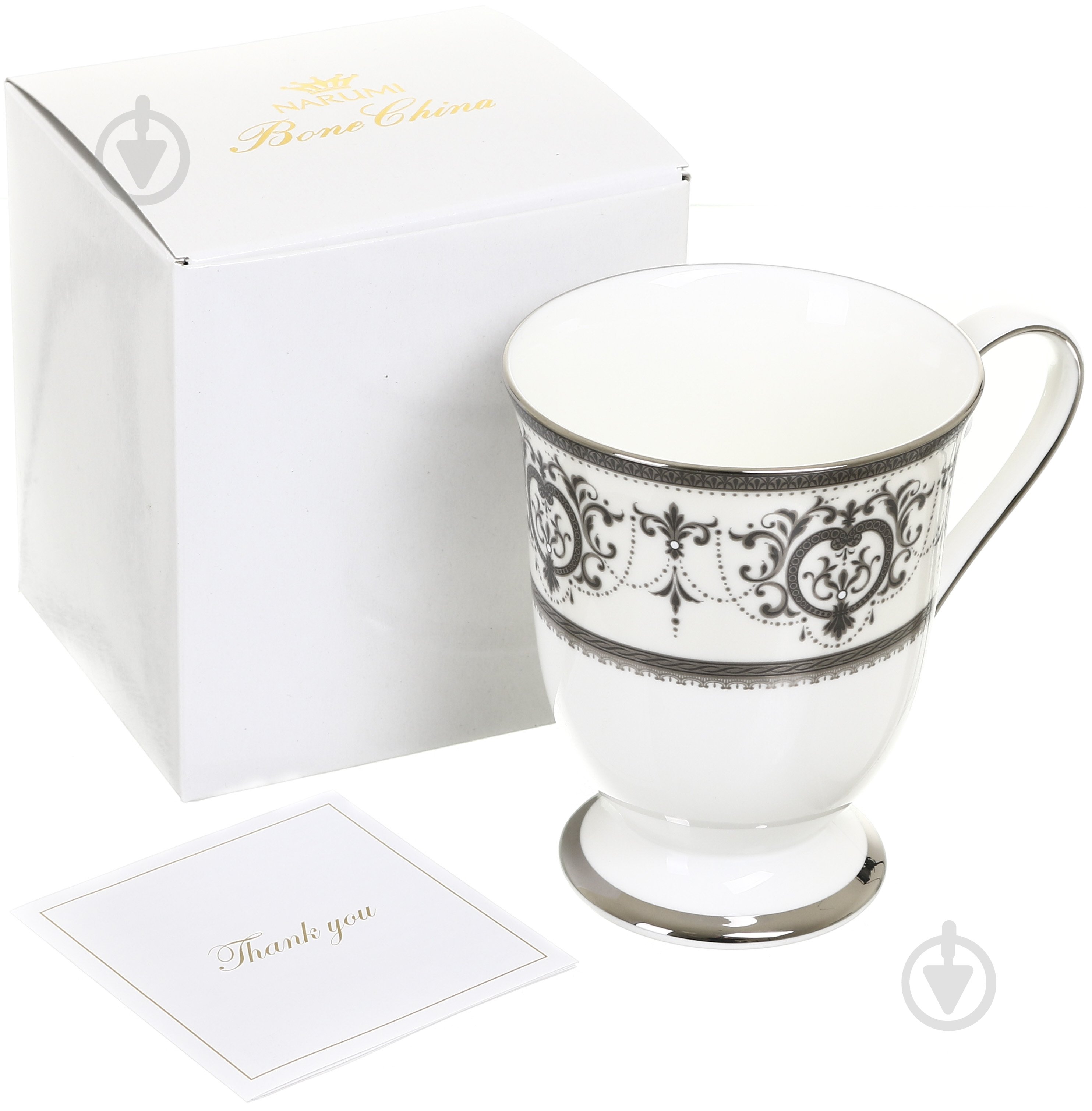 Чашка Narumi Tiara Platinum 370 мл - фото 2 Чашка Narumi Tiara Platinum 370 мл - фото 2