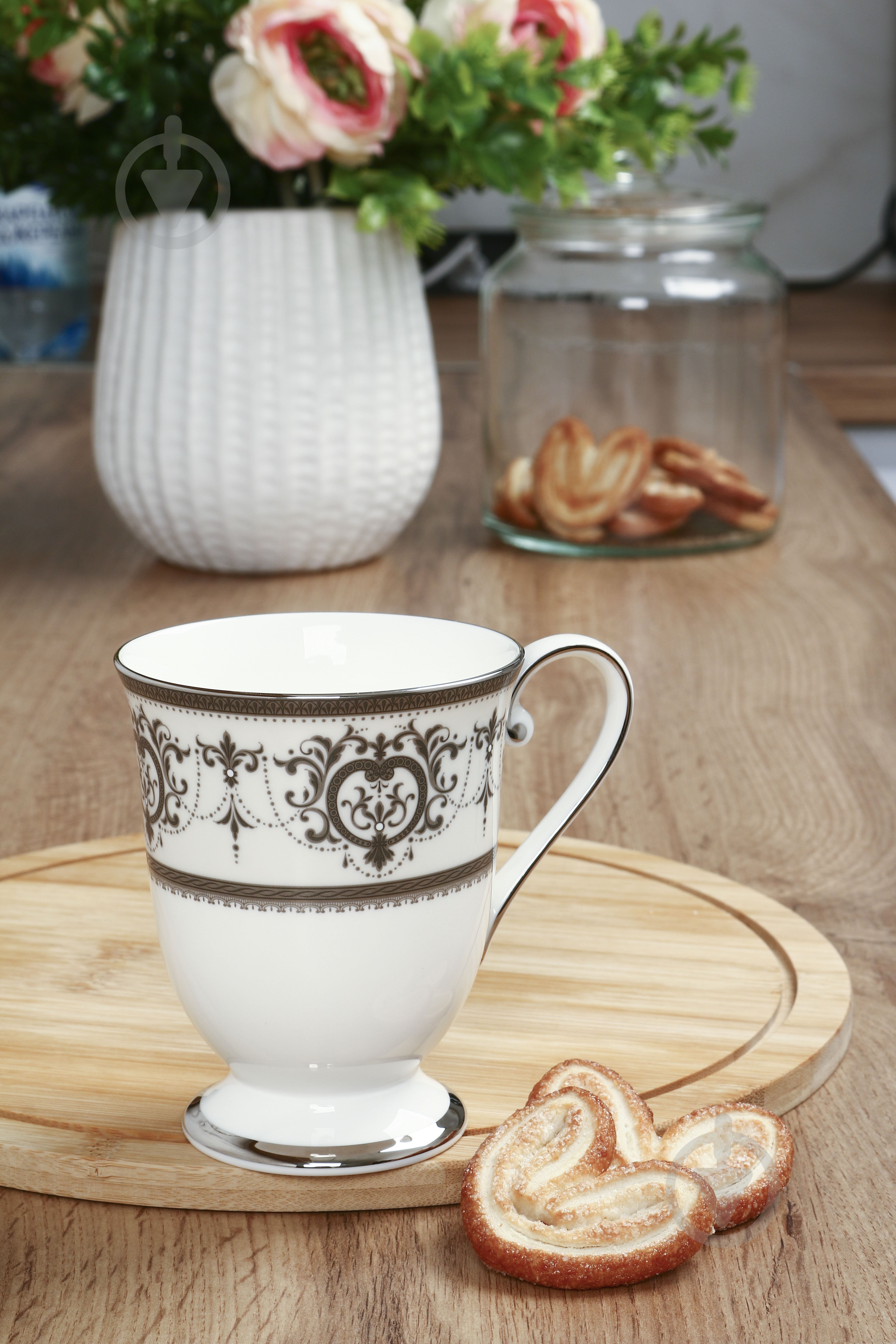 Чашка Narumi Tiara Platinum 370 мл - фото 4 Чашка Narumi Tiara Platinum 370 мл - фото 4