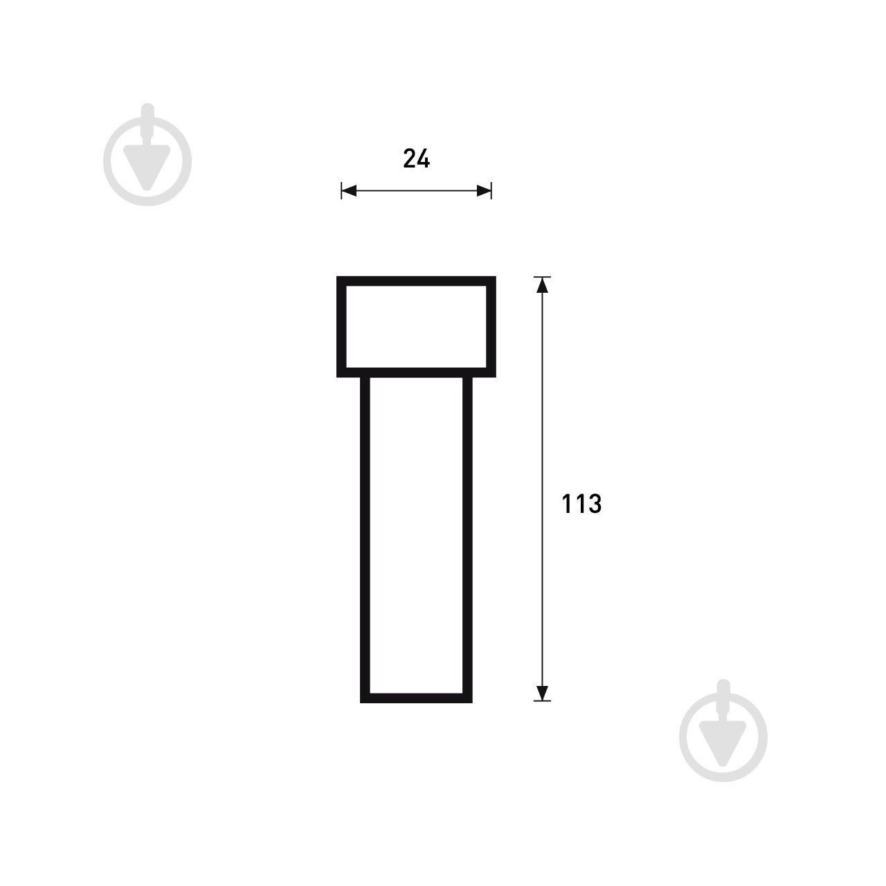 Фонарь Eurolamp FLASH-2W черный - фото 4