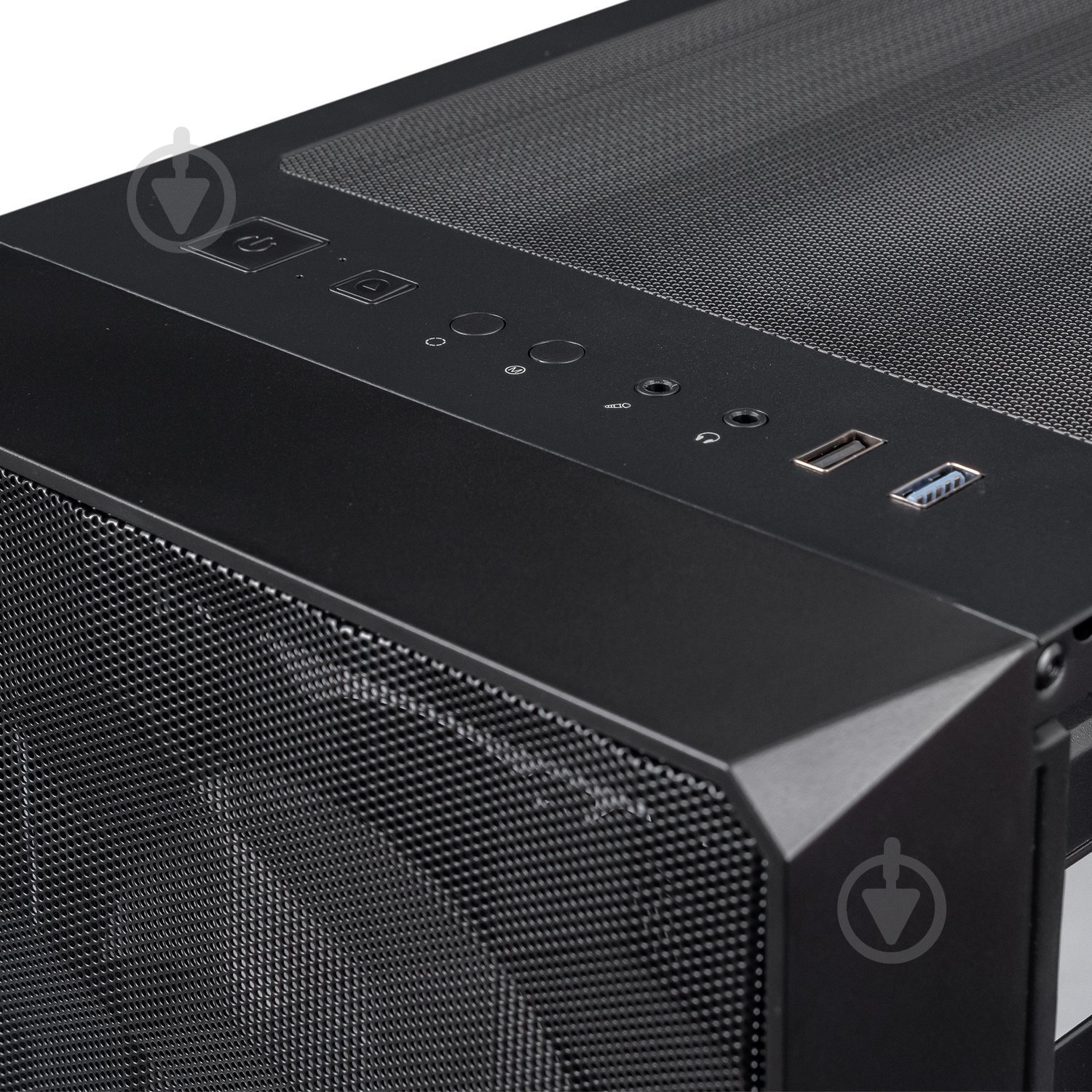 Корпус PrologiX E120 Tempered Glass&Mesh Black - фото 2