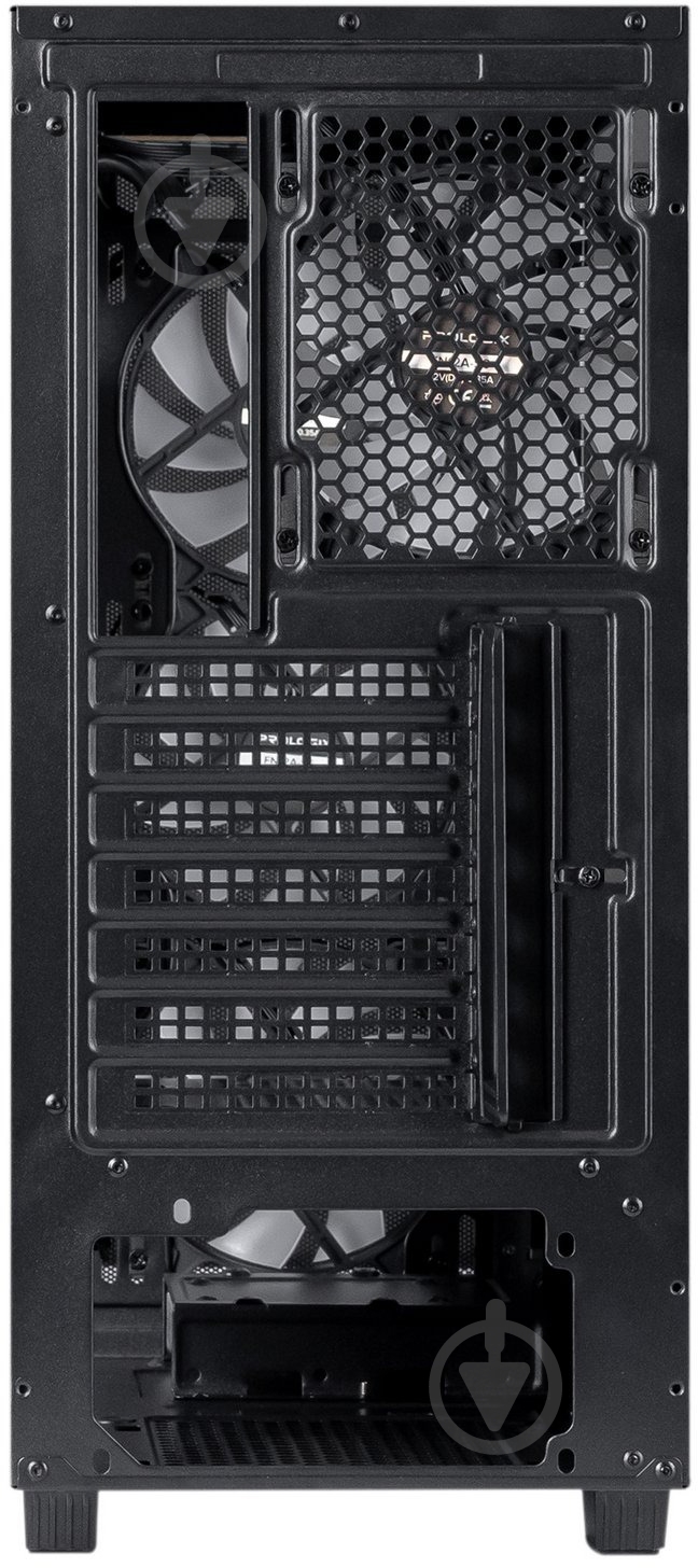 Корпус PrologiX E120 Tempered Glass&Mesh Black - фото 6