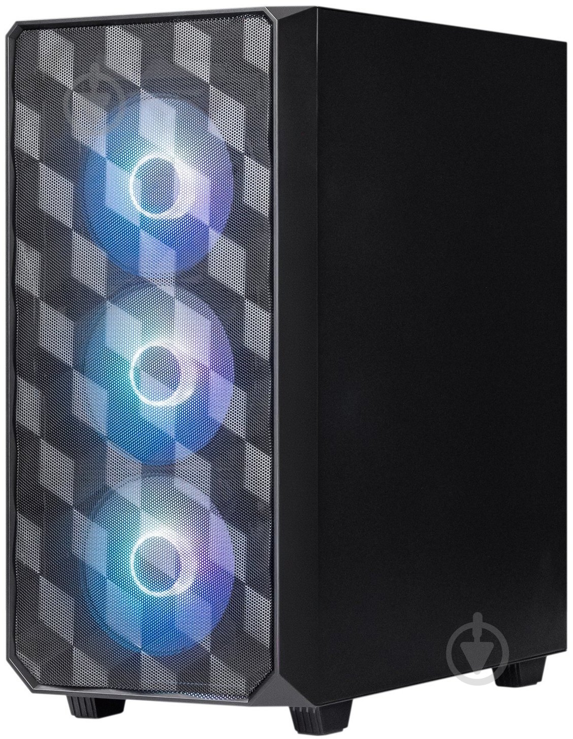 Корпус PrologiX E120 Tempered Glass&Mesh Black - фото 8