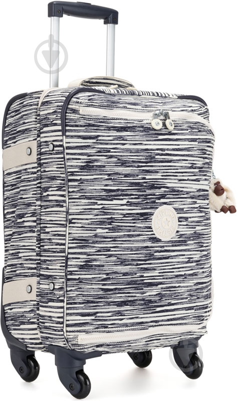 Чемодан Kipling Cyrah S 37.5 л белый с рисунком K1486018P - фото 1