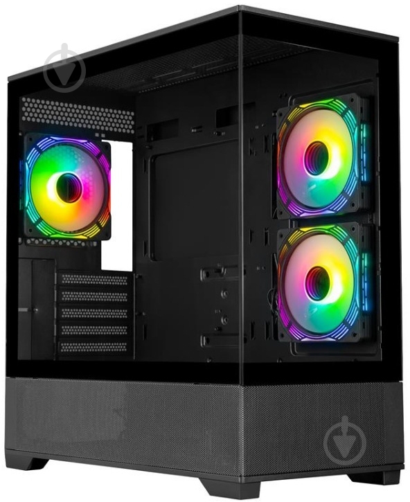 Корпус PrologiX Axon GM-03AB Glass Black - фото 1