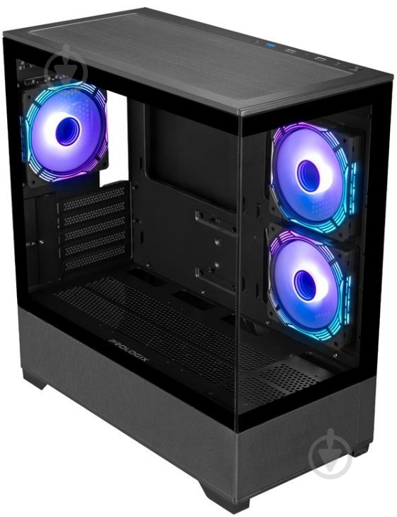 Корпус PrologiX Axon GM-03AB Glass Black - фото 11