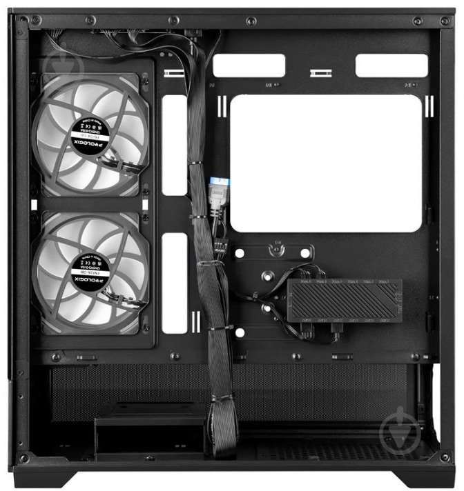 Корпус PrologiX Axon GM-03AB Glass Black - фото 5