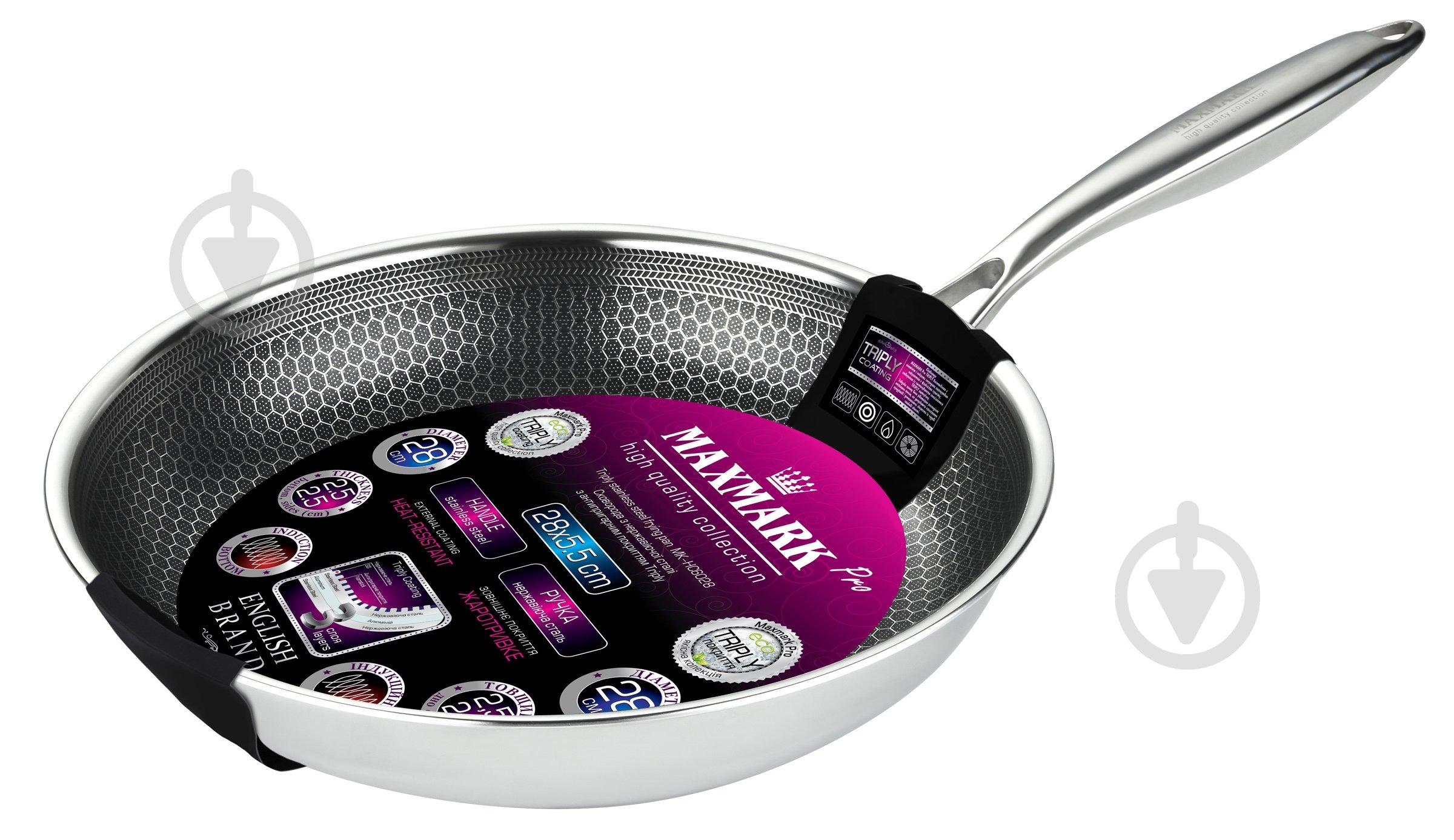 Сковорода Maxmark 28 см MK-HC6028 - фото 2