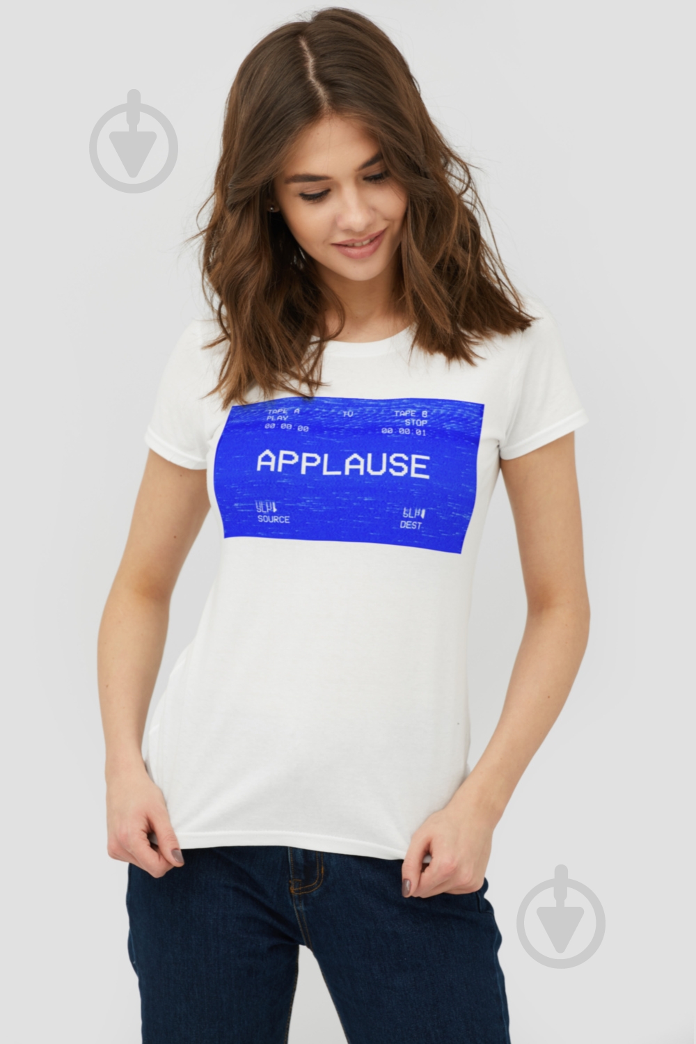 Футболка YAPPI WW1069 р.M белый - фото 1 Футболка YAPPI WW1069 р.M белый - фото 1