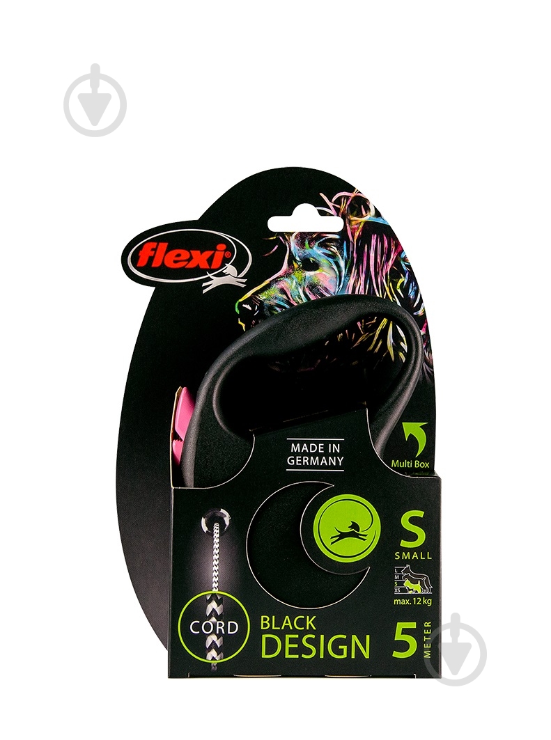 Повідець-рулетка Flexi Black Design S рожевий - фото 2