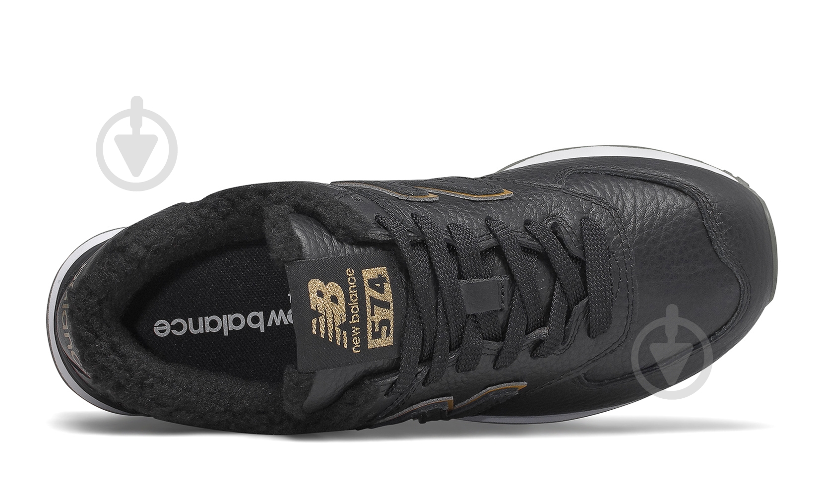 Кроссовки женские зимние New Balance WL574RMR р.37,5 черные - фото 3