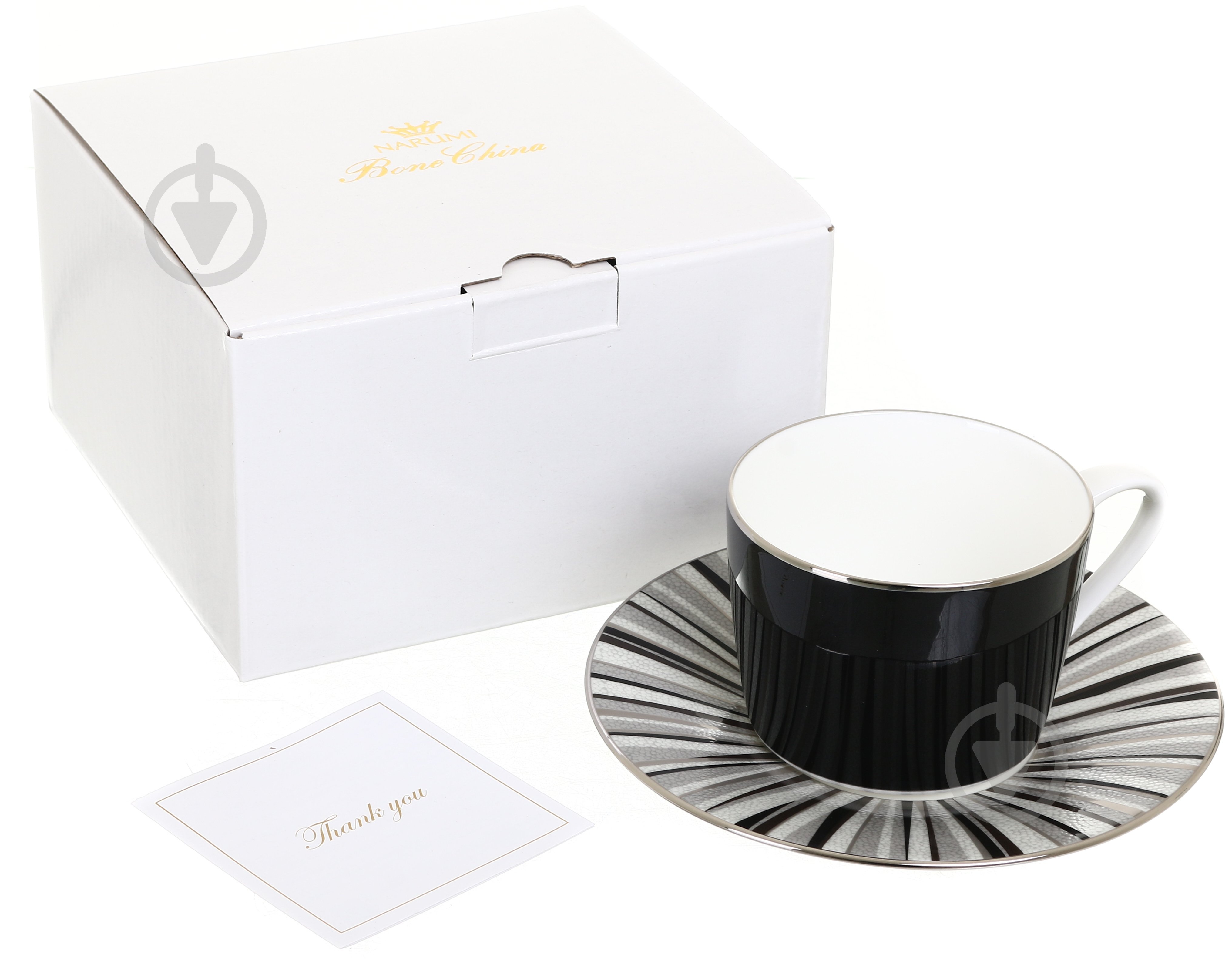 Чашка с блюдцем Narumi Shagreen 270 мл - фото 5