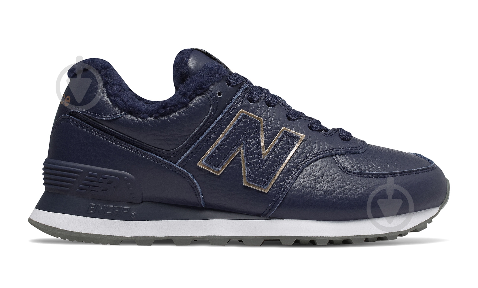 Кроссовки женские зимние New Balance WL574RMS р.37 синие - фото 1