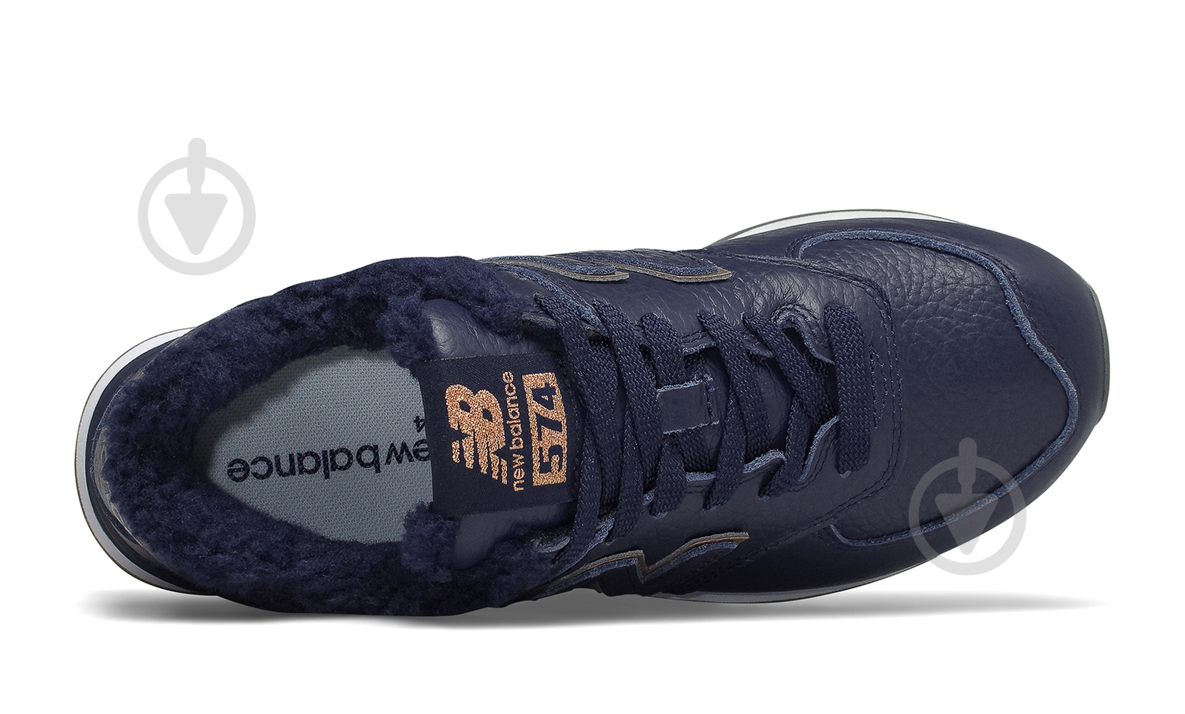 Кроссовки женские зимние New Balance WL574RMS р.37 синие - фото 3
