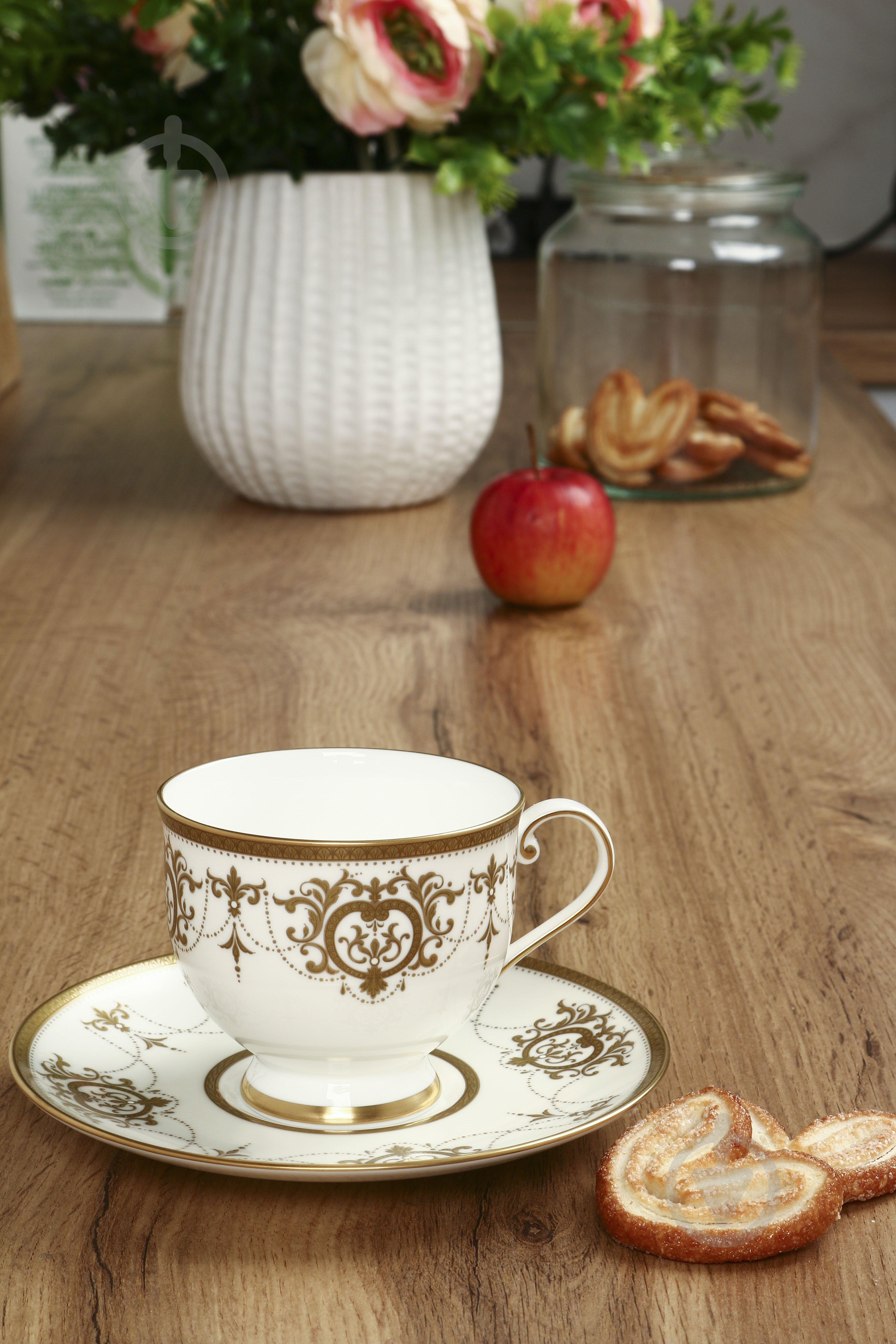 Чашка с блюдцем Narumi Tiara Gold 240 мл - фото 7