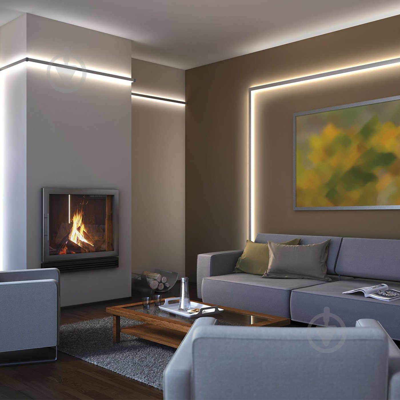 Стрічка світлодіодна Eurolamp 9,6 Вт IP20 24 В холодний LED/ROLL-5m/6200K(60) - фото 5