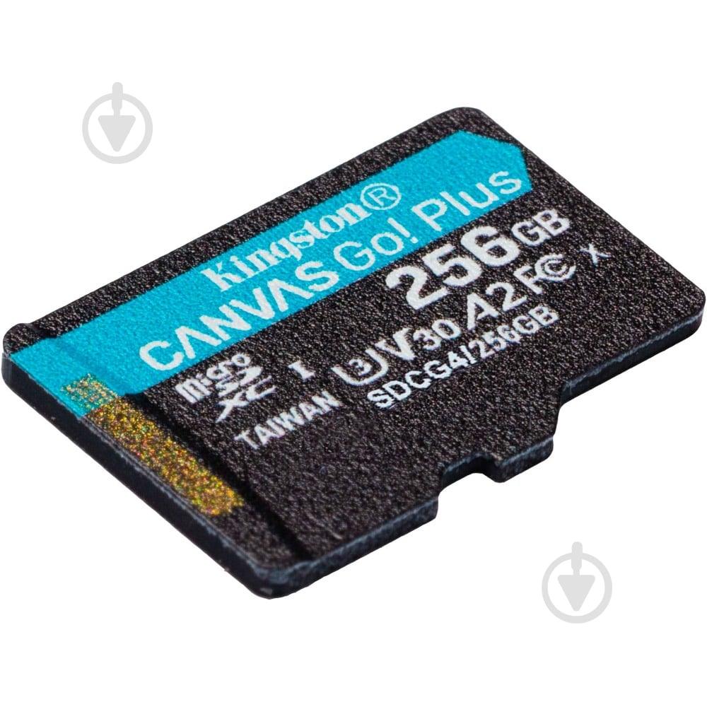 Карта пам'яті Kingston microSDXC 256 ГБ UHS-IClass 10 (SDCG4/256GBSP ) Canvas Go! Plus R200/W160MB/s - фото 2