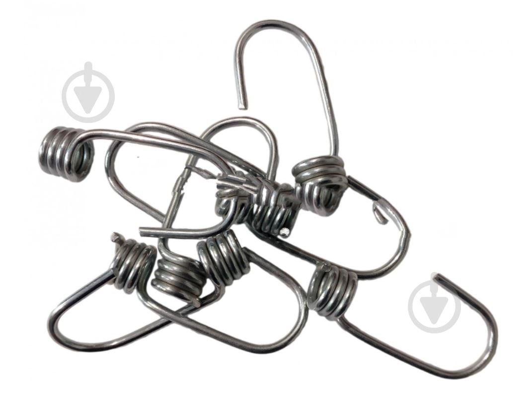 Гачок до шнуру еластичного 2 мм цинк - фото 1