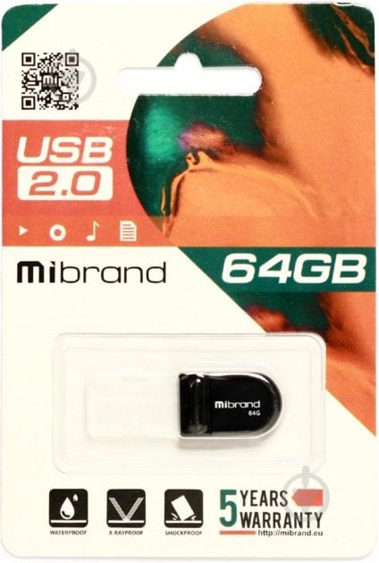 Флеш-память USB Scorpio Black 64 ГБ USB 2.0 (MI2.0/SC64M3B) - фото 2