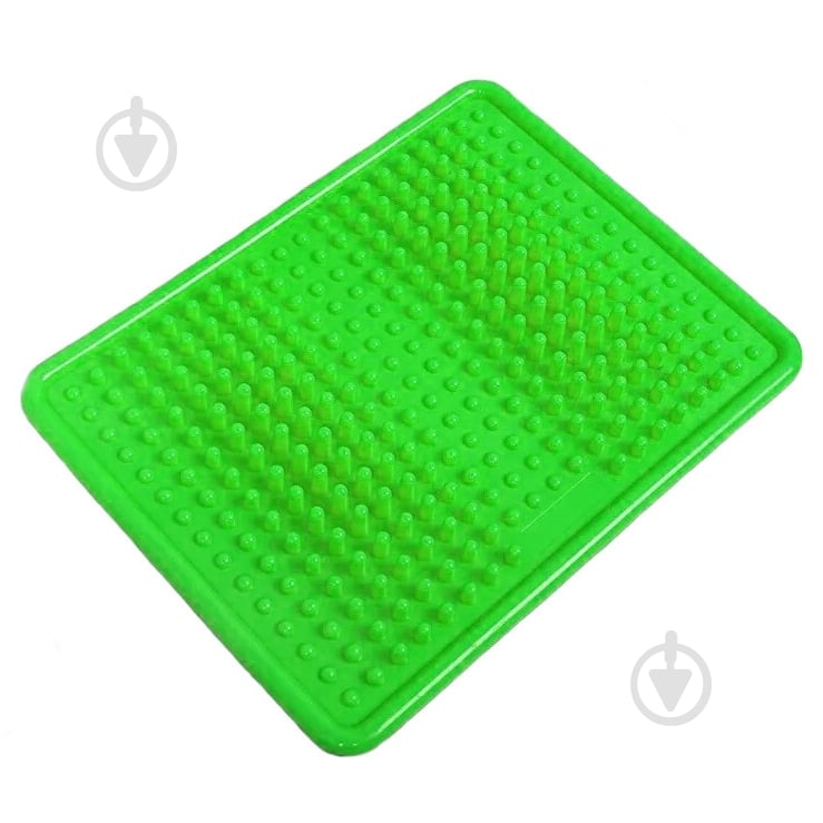 Массажный коврик EasyFit Ортопедический для стоп easyfit acupoint ef-2752 35х27.5 см с шипами зеленый - фото 1