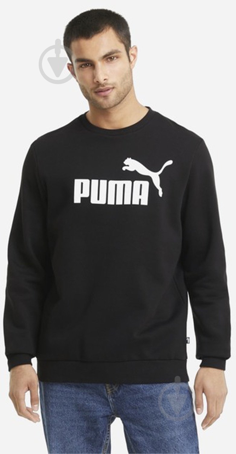 Джемпер Puma Ess Big Logo Crew 58667801 р.XL черный - фото 3