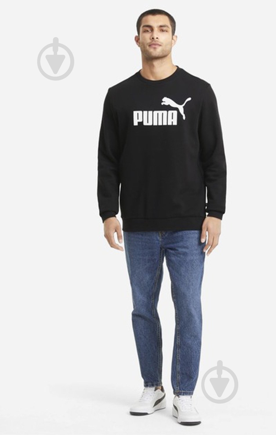 Джемпер Puma Ess Big Logo Crew 58667801 р.XL черный - фото 5