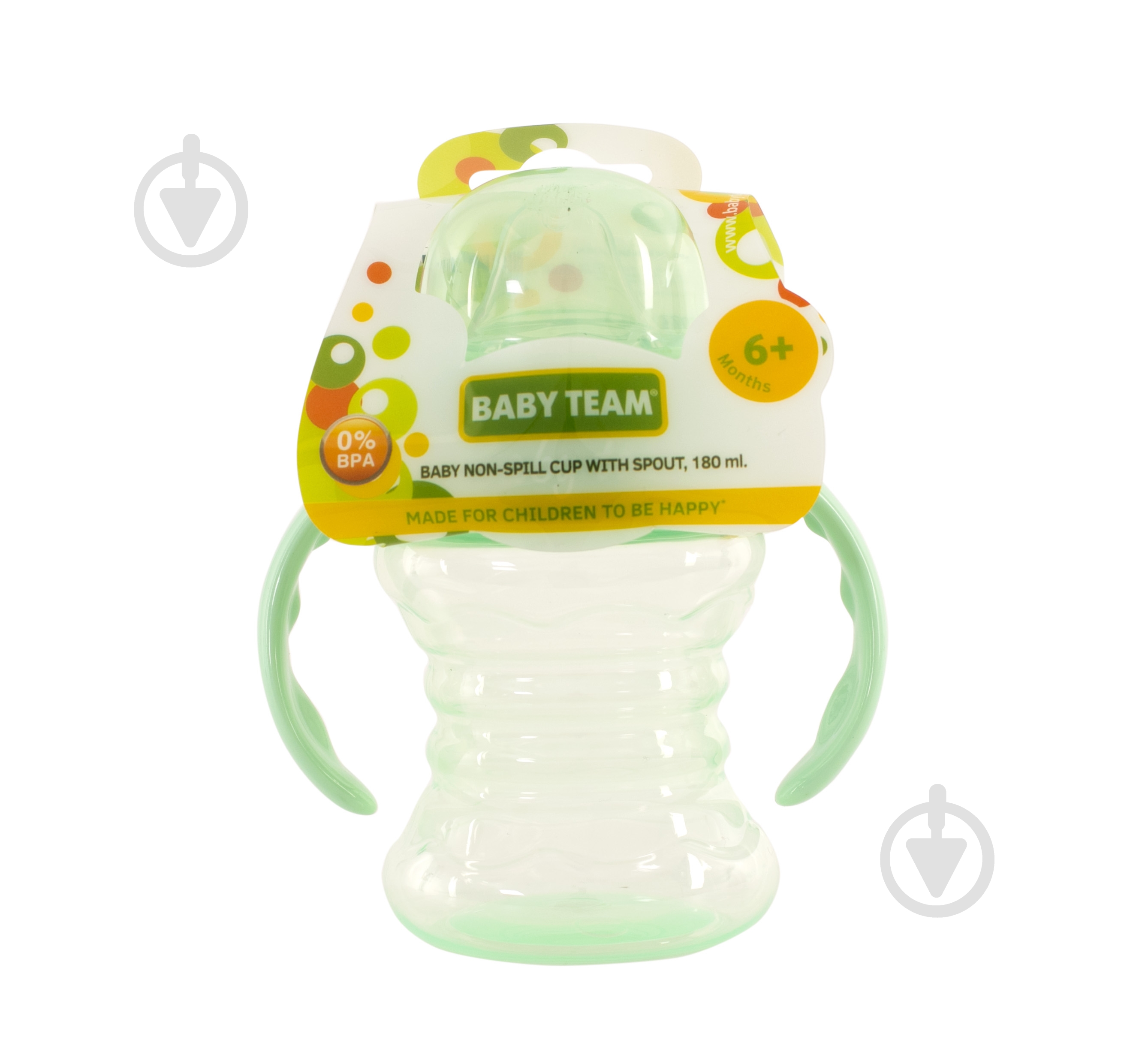 Пляшечка-непроливайка Baby Team 180 мл зі спаутом в асортименті 5022 - фото 6
