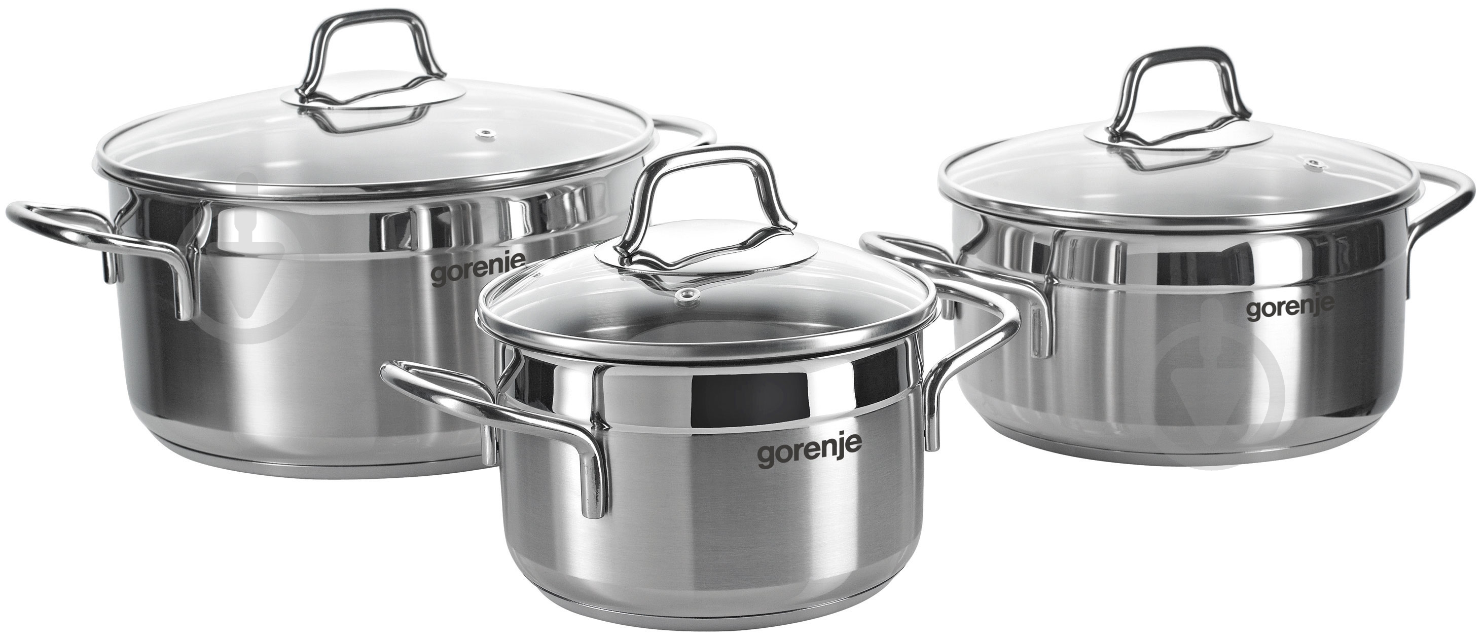 Набор кастрюль Gorenje Silver Countess CW 6 - фото 1