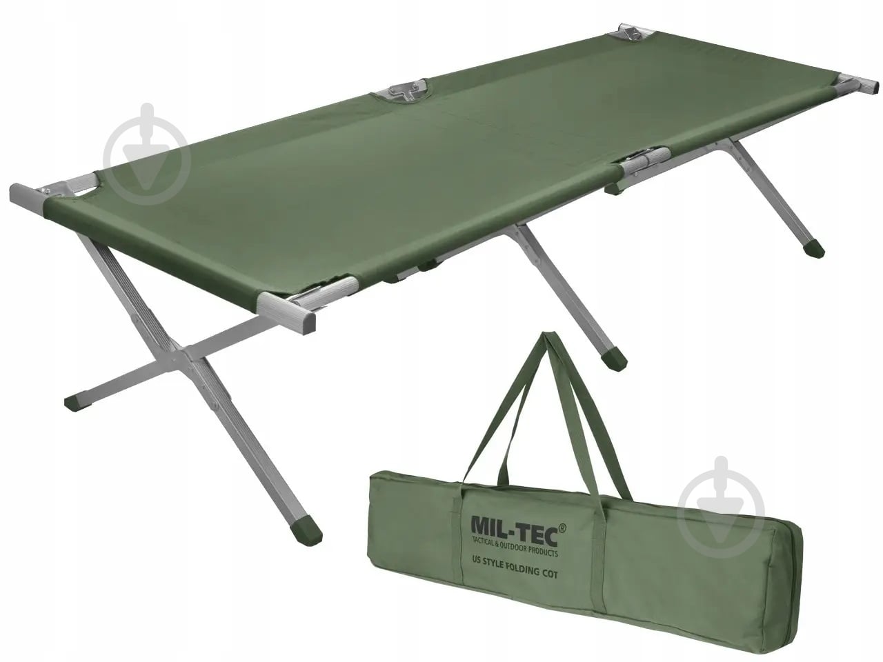 Раскладушка Sturm Mil-Tec производное US Olive, до 120кг - фото 1 Раскладушка Sturm Mil-Tec производное US Olive, до 120кг - фото 1