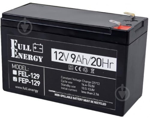 Батарея аккумуляторная Full Energy FEP-129 - фото 1 Батарея аккумуляторная Full Energy FEP-129 - фото 1