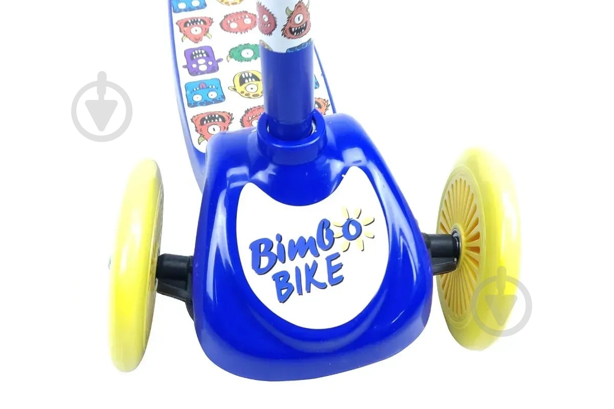 Самокат BIMBO BIKE Монстры голубо-желтый 75803-IS - фото 3 Самокат BIMBO BIKE Монстры голубо-желтый 75803-IS - фото 3