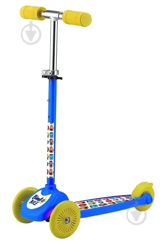 Самокат BIMBO BIKE Монстры голубо-желтый 75803-IS - фото 1 Самокат BIMBO BIKE Монстры голубо-желтый 75803-IS - фото 1