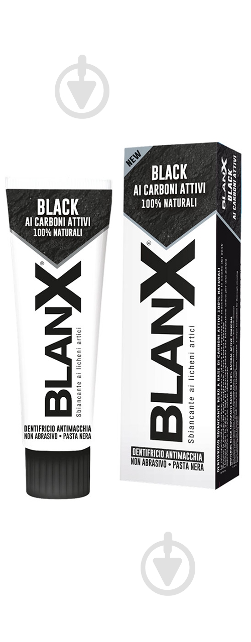 Зубная паста BlanX Black 75 мл - фото 1