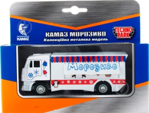 Игрушка Technopark Модель КАМАЗ мороженое 1:43 - фото 1