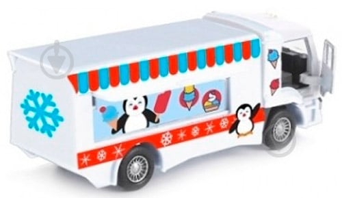 Игрушка Technopark Модель КАМАЗ мороженое 1:43 - фото 5