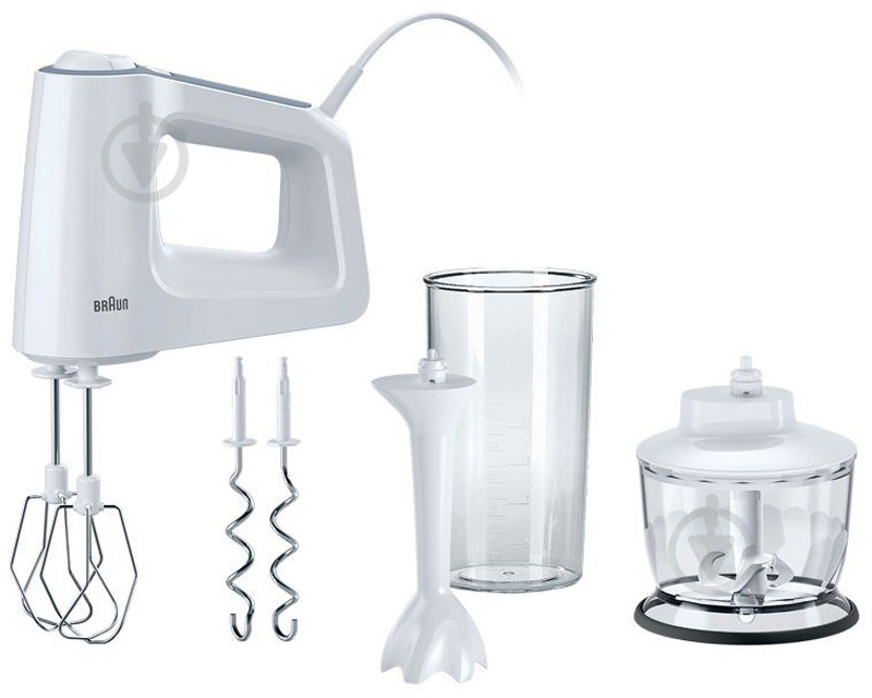 Миксер Braun HM 3137 WH - фото 2 Миксер Braun HM 3137 WH - фото 2