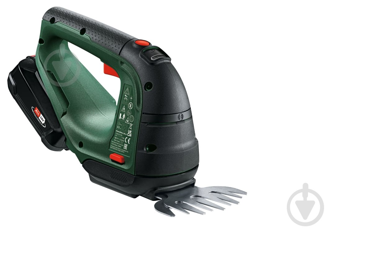 Ножницы для травы и кустов Bosch AdvancedShear 18V-10 + Аккумулятор PBA 18V 2,0Ah + Зарядное устройство - фото 3 Ножницы для травы и кустов Bosch AdvancedShear 18V-10 + Аккумулятор PBA 18V 2,0Ah + Зарядное устройство - фото 3