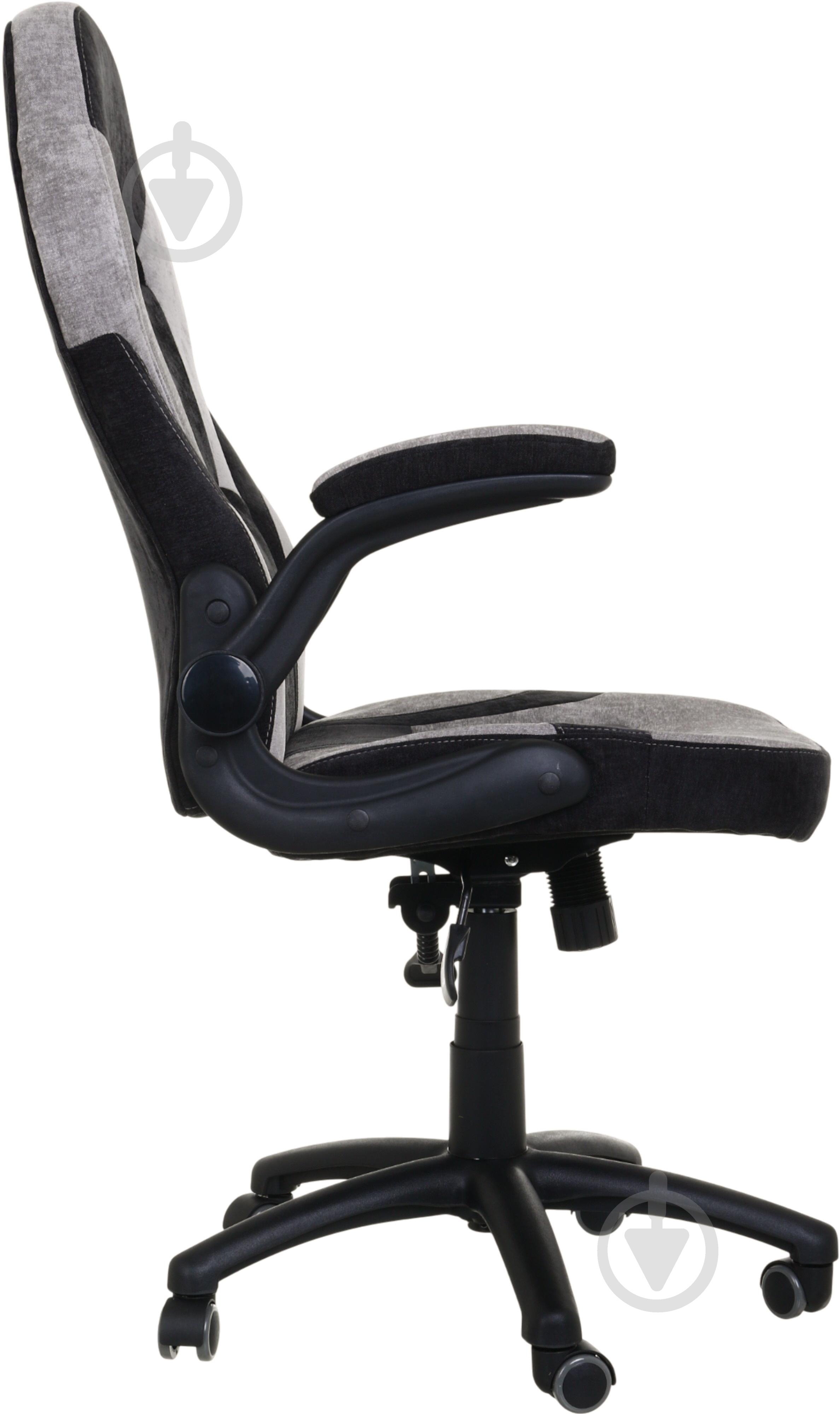 Крісло ігрове Центр Меблів Грант сіро-чорний - фото 3 Крісло ігрове Центр Меблів Грант сіро-чорний - фото 3