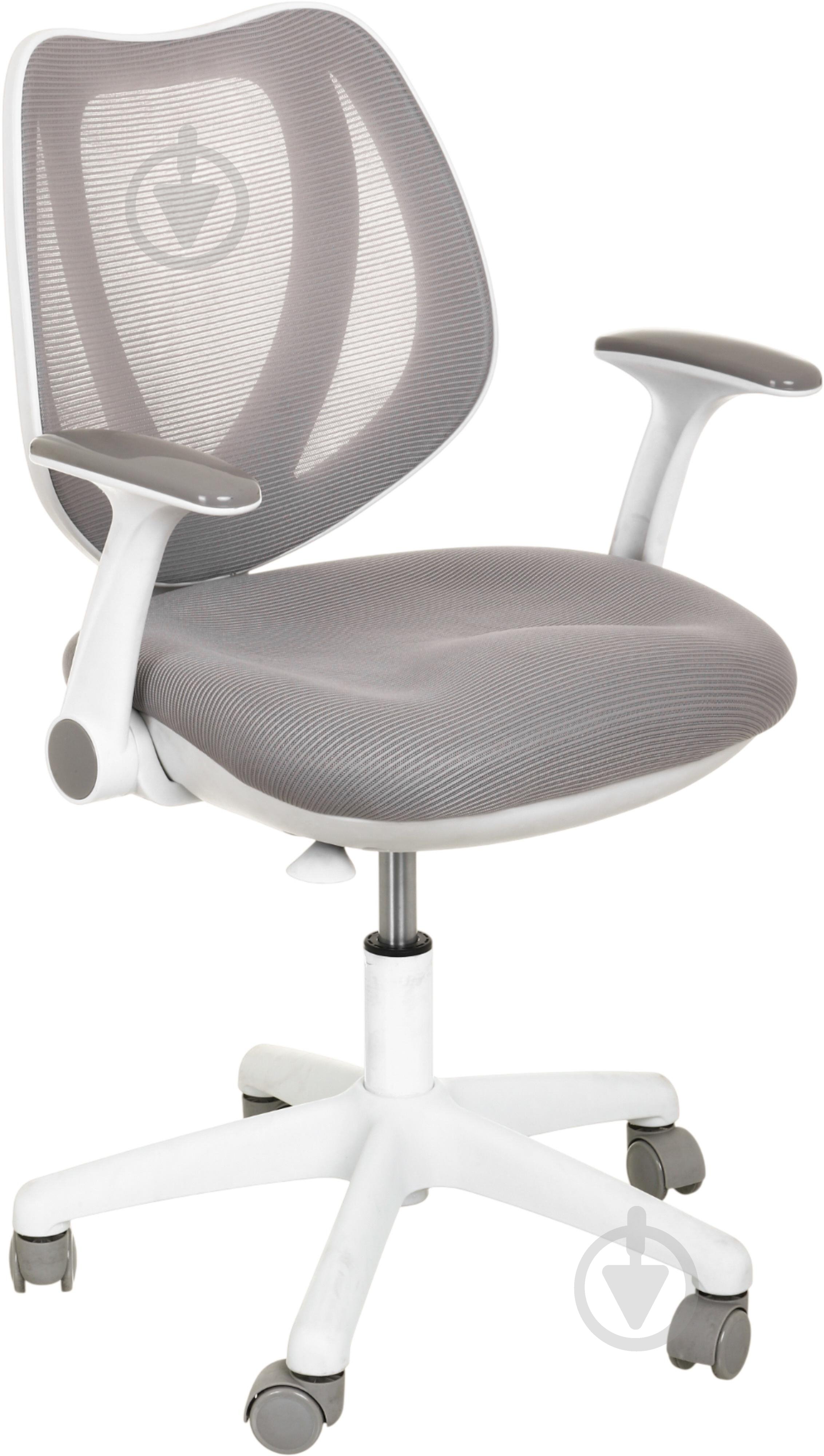 Крісло ігрове Центр Меблів Генрі біло-сірий - фото 2