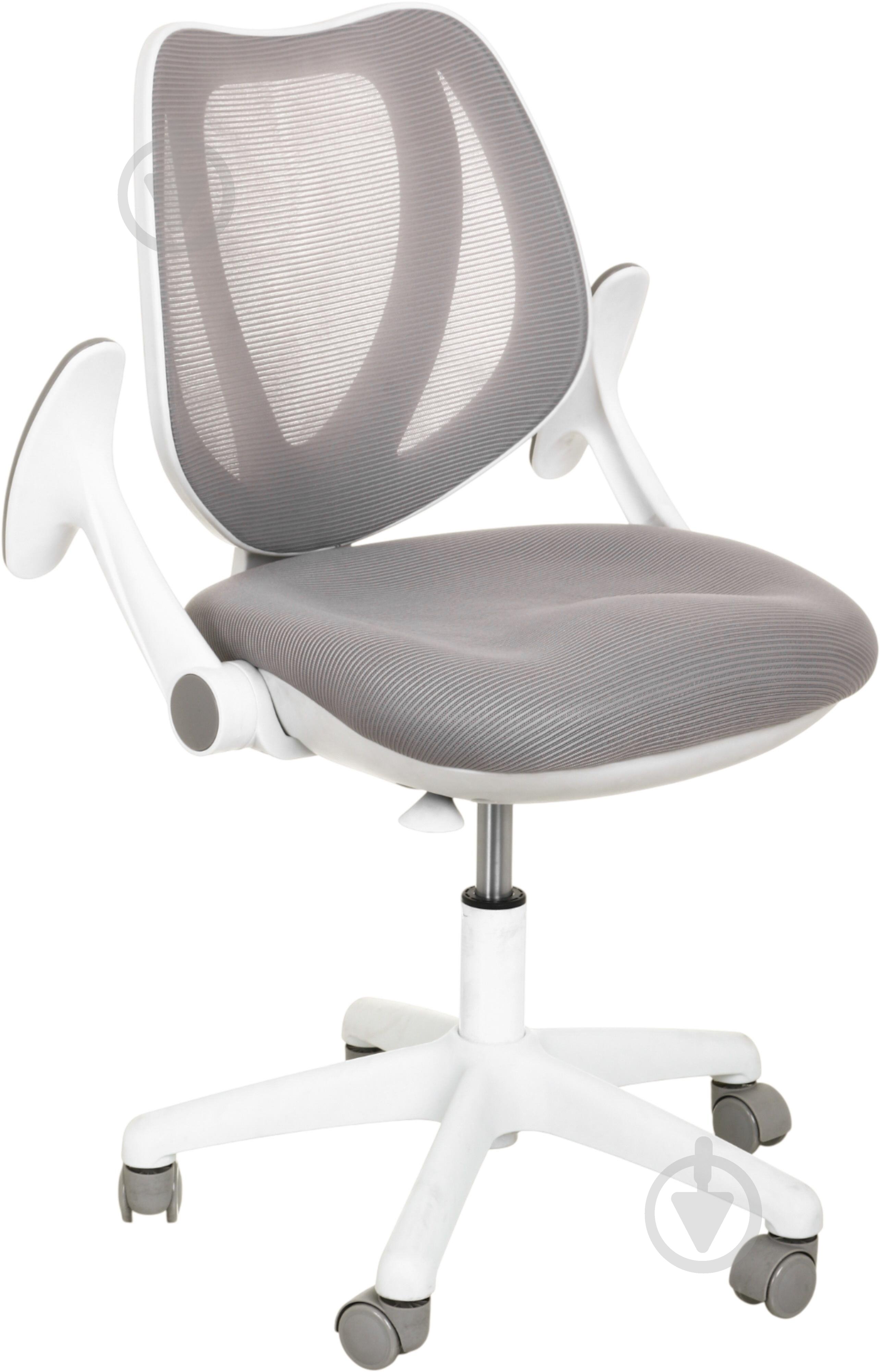 Крісло ігрове Центр Меблів Генрі біло-сірий - фото 3