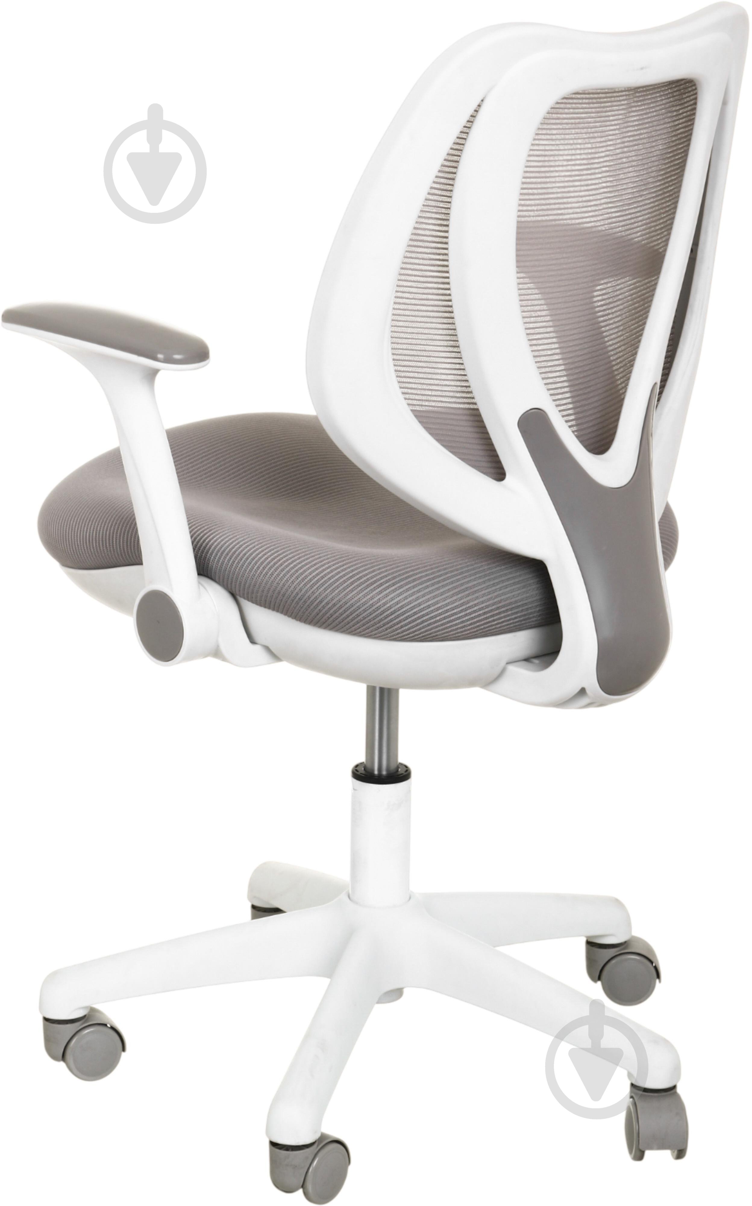 Крісло ігрове Центр Меблів Генрі біло-сірий - фото 4