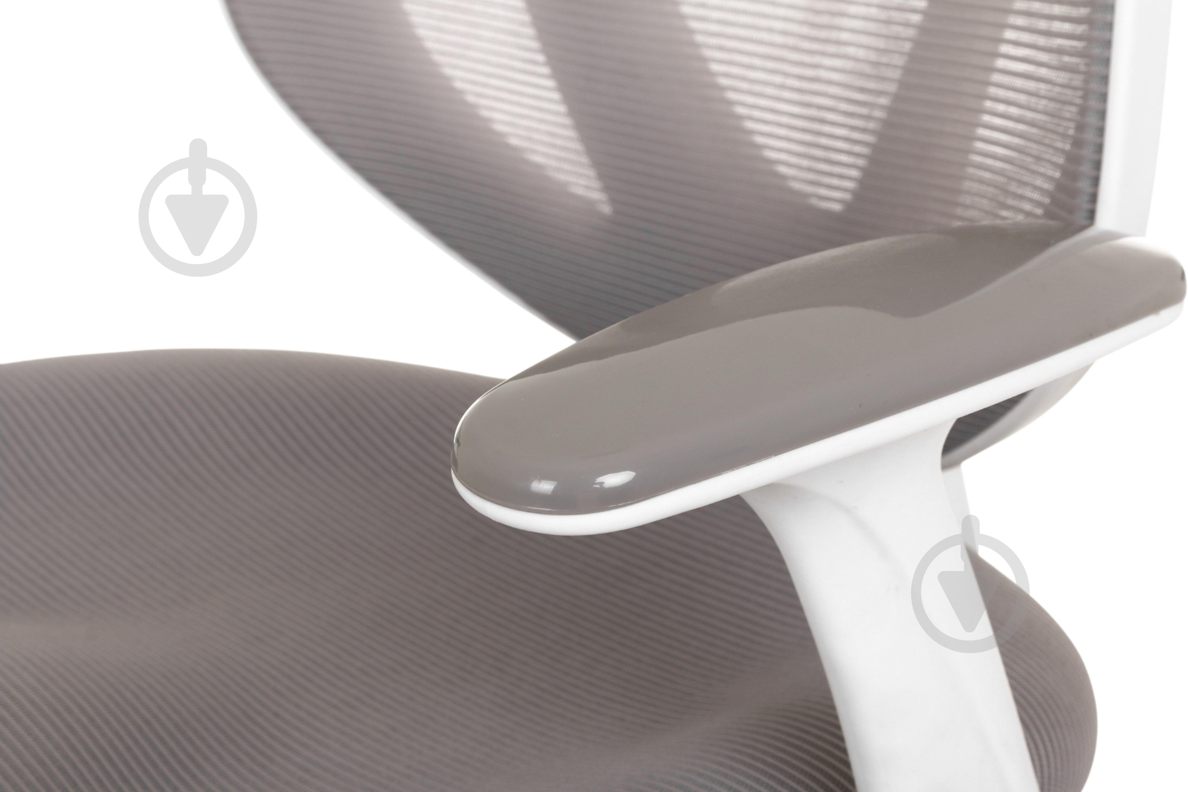 Крісло ігрове Центр Меблів Генрі біло-сірий - фото 8